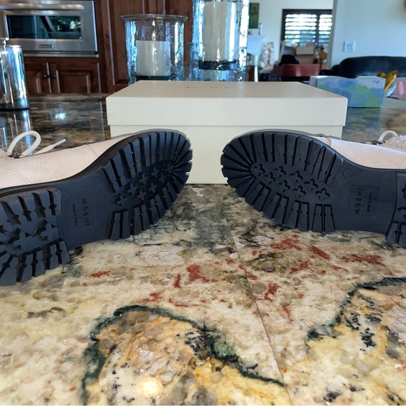 M Gemi The Alpi ecru cream beige hiking boots women’s size 7 or 37 - Picture 11 of 11